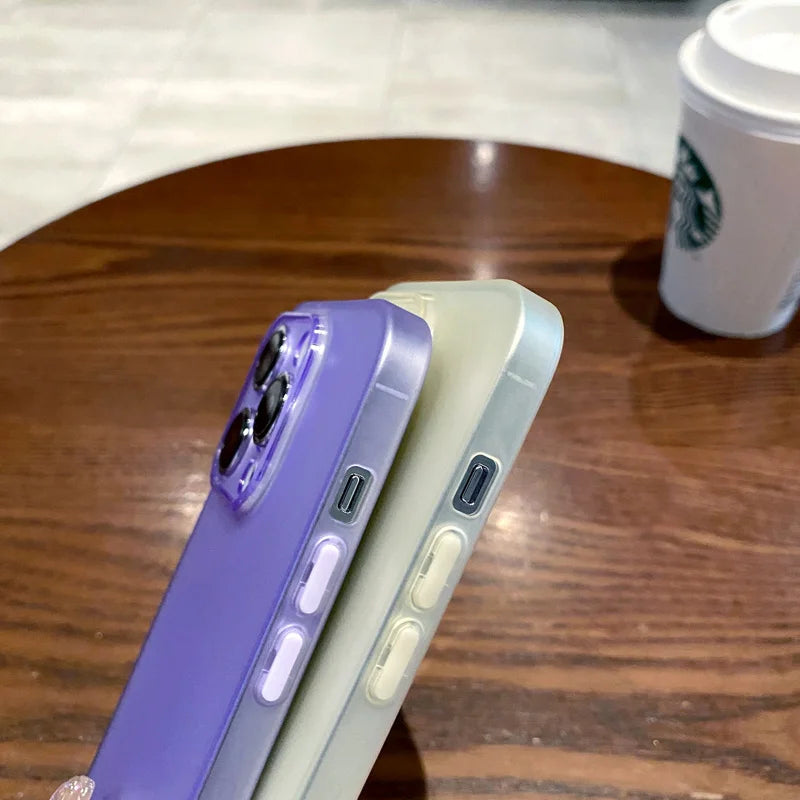 Sleek Matte Protection: Premium Ultra Slim Shockproof Case for iPhone - Deep Purple Elegance with Advanced Anti-Scratch and Dustproof Features - Just20InCase