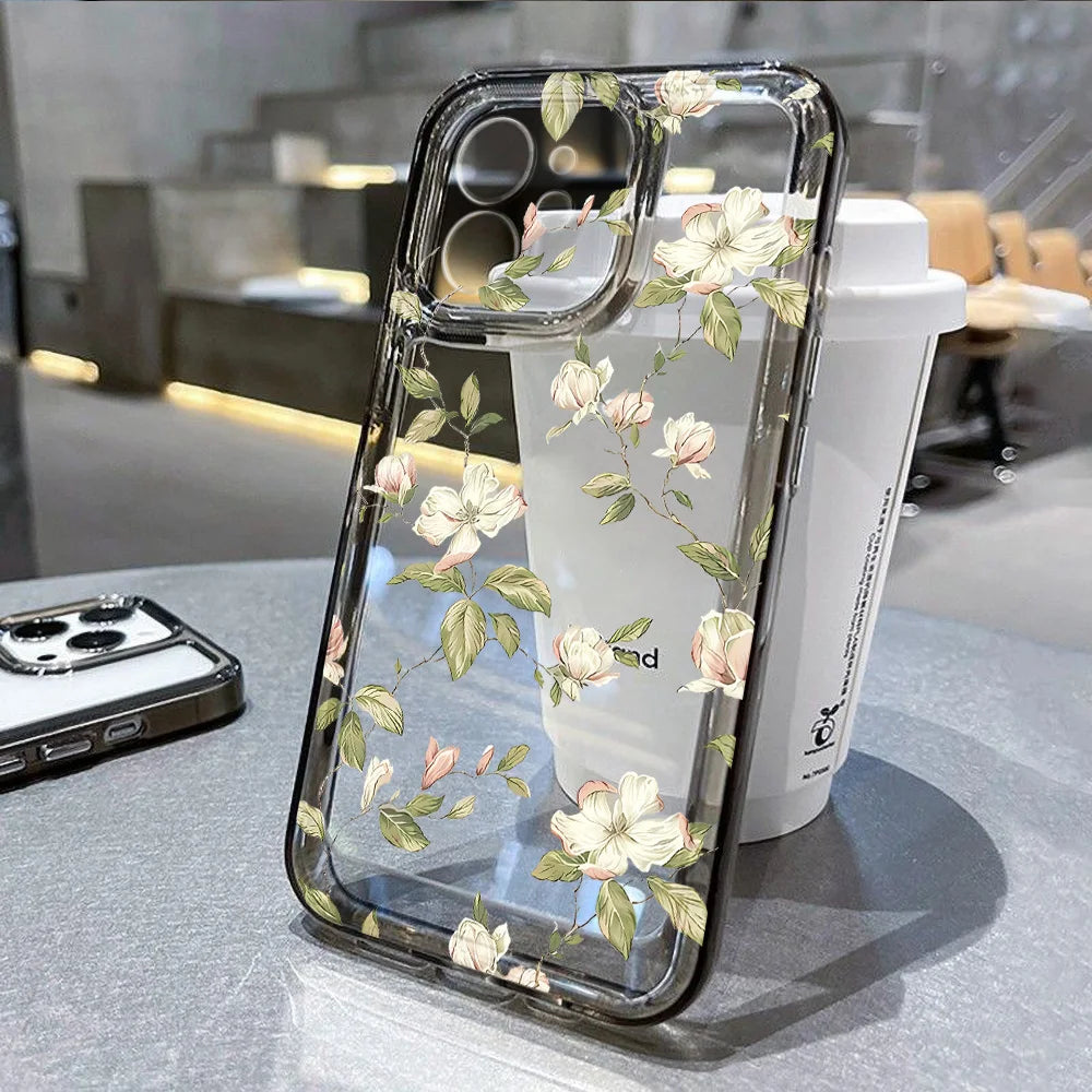 Elegant Blossom Shield: Premium Floral Protection Design - Just20InCase